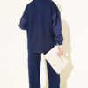 Partially Detailed Snap Button Two-Piece Set Navy Blue – Bild 3