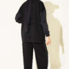 Partially Detailed Snap Button Two-Piece Set Black – Image 3