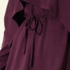 Modal two-piece set with cape detail Plum – Bild 4