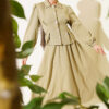 Pencil Detailed Belted Dabble Skirt Set Hazel