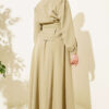 Pencil Detailed Belted Dabble Skirt Set Hazel - Imagen 3