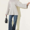 Striped Side-Tie Tunic Grey - Afbeelding 2