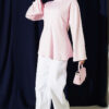 Striped Side-Tie Tunic Pink - immagine 2