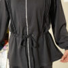 Fleece-Detailed French Terry Two-Piece Set Smoke - immagine 4