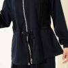 Fleece-Detailed French Terry Two-Piece Set Navy Blue – Bild 4