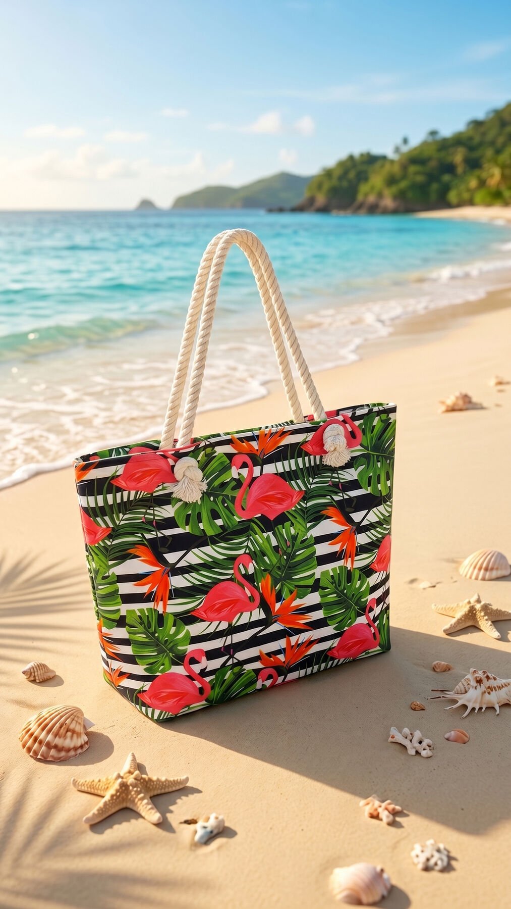 Colorful Patterned Beach Bag -150