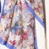 Colorful Leaf Pattern French Terry Shawl Lilac – Image 4