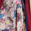 Colorful Leaf Pattern French Terry Shawl Parliament Blue – Image 4