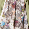 Colorful Leaf Pattern French Terry Shawl Champagne - immagine 4