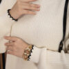 Ribbed Oversized Knit Sweater Ecru – Bild 5