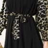 Ruffled Detail Tunic with Gipe Features Gold – Image 4