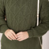 Braided Knit Sweater Khaki - Afbeelding 5