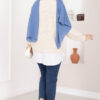 Braided Knit Sweater Stone – Bild 5