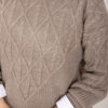 Braided Knit Sweater Mink - immagine 4