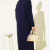 Braided Textured Knit Dress Navy Blue - Imagen 3