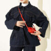 Fake Pocket Metal Button Two-Piece Set Denim – Bild 2