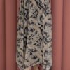 Asymmetrical Cut Chiffon Skirt with Shawl Print Black - Afbeelding 2