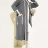 Shawl Collar Pocketed Knit Cardigan Smoke – Image 2