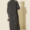 Shawl Collar Textured Knit Cardigan Smoke – Image 3
