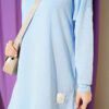 ⁦Oversized Patch Tunic Baby Blue⁩ - الصورة ⁦4⁩