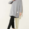 Oversized Patch Tunic Slate Grey – Bild 2