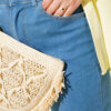 Baggy Cropped Pants Light Blue - Image 4