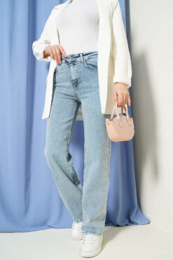 Loose Stretch Jeans Midnight Black