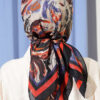 Twisted Pattern Elegance Scarf Black - الصورة 3