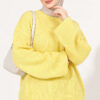 Selanik Knit Oversized Tunic Yellow