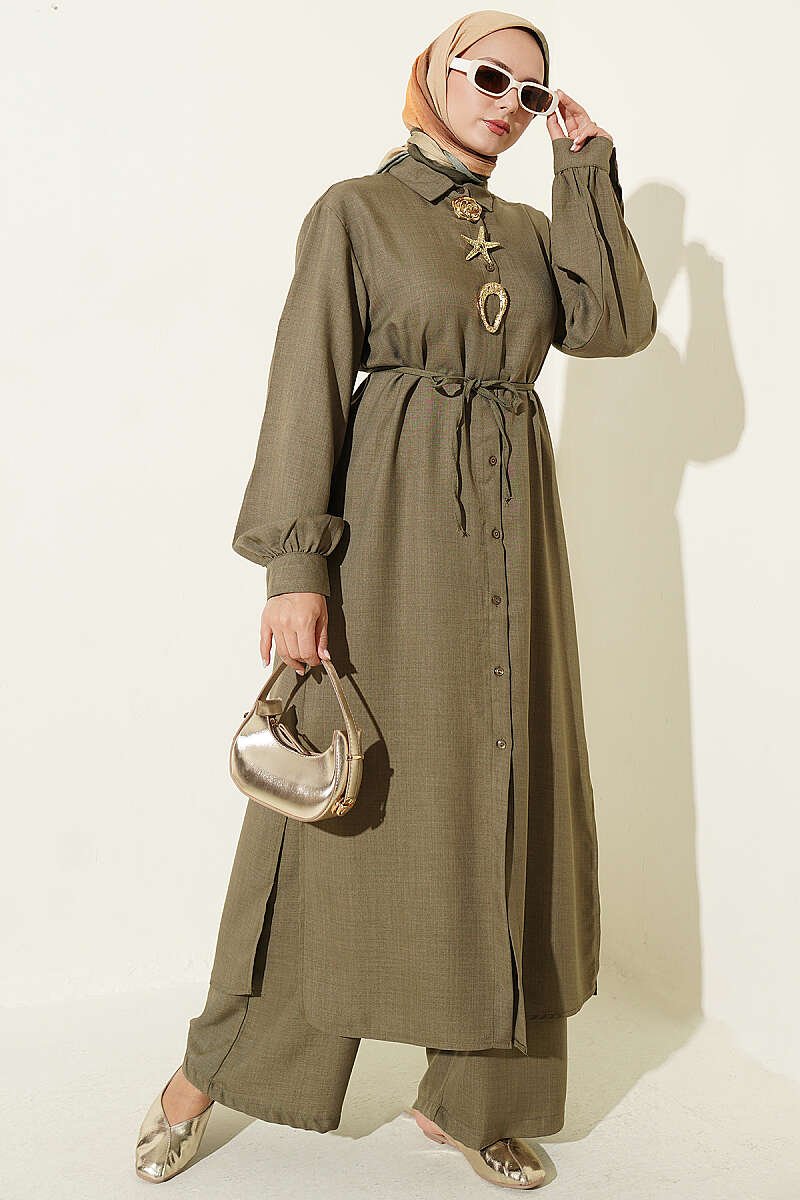 Symbolic Gold Accessory Twin Set Khaki