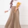Sena Pleated Skirt Mink