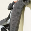 ⁦Basket Weave Knit Cardigan Smoke⁩ - الصورة ⁦2⁩