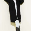 Basket Weave Knit Cardigan Black