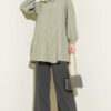 Shimmery Balloon Sleeve Shirt Hazel - immagine 2