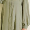 Shimmery Balloon Sleeve Shirt Hazel - immagine 4