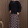 Soft Plush Textured Knit Sweater Black - immagine 3