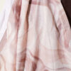 Abstract Leaf Pattern Bamboo Crinkle Shawl Sand Beige - immagine 4