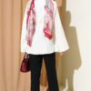 Stone Button Striped Textured Shirt Ecru - Imagen 3