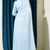 One Shoulder Cape Embellished Evening Dress Baby Blue - immagine 3