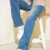 Wide Leg Denim Pants Blue – Bild 5