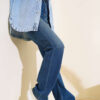 Wide Leg Denim Pants Blue – Bild 6