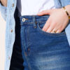 Wide Leg Denim Pants Dark Blue - Image 4