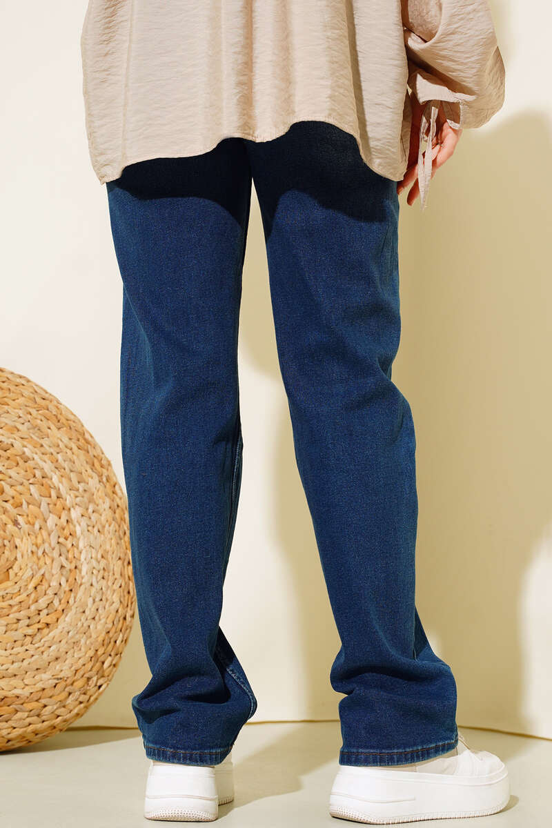 Wide Leg Denim Pants Blue – Bild 3