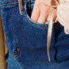 Wide Leg Denim Pants Blue – Bild 4