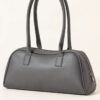 Long-handled zippered baguette bag Grey