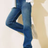 Wide Leg Denim Pants Dark Blue – Image 6