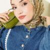 Velora Patterned Soft Shawl Hazel - Image 2