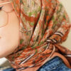 Velora Patterned Soft Shawl Camel - Image 4