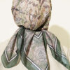 Velora Patterned Soft Shawl Khaki - Afbeelding 3
