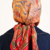 Velora Patterned Soft Shawl Red - Image 4